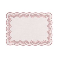 Lugar Americano Sereno 45cm x 30cm Rosa PVC - Wolff